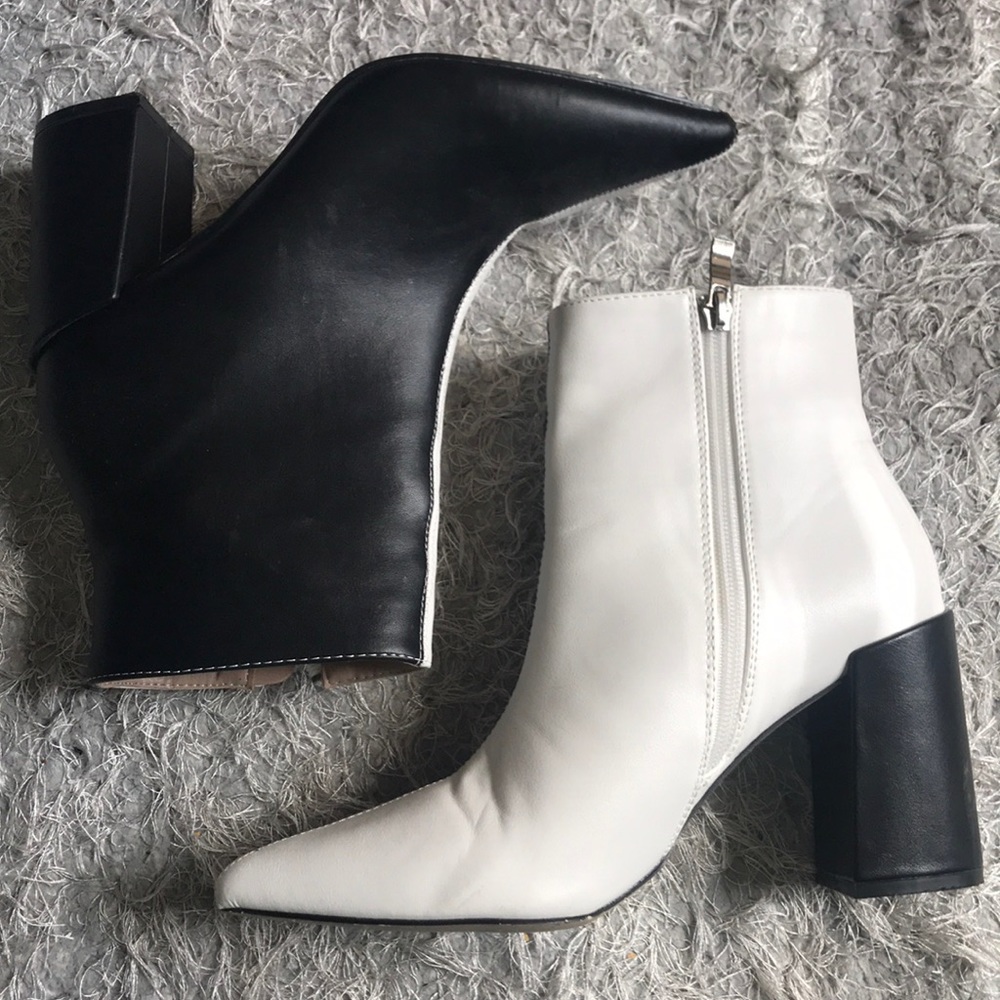 Nasty Gal Two Tone boots womens US size 8 UK 6